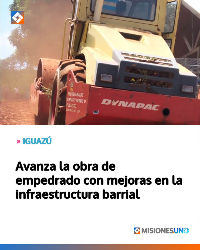Avanza la obra de empedrado con mejoras en la infraestructura barrial