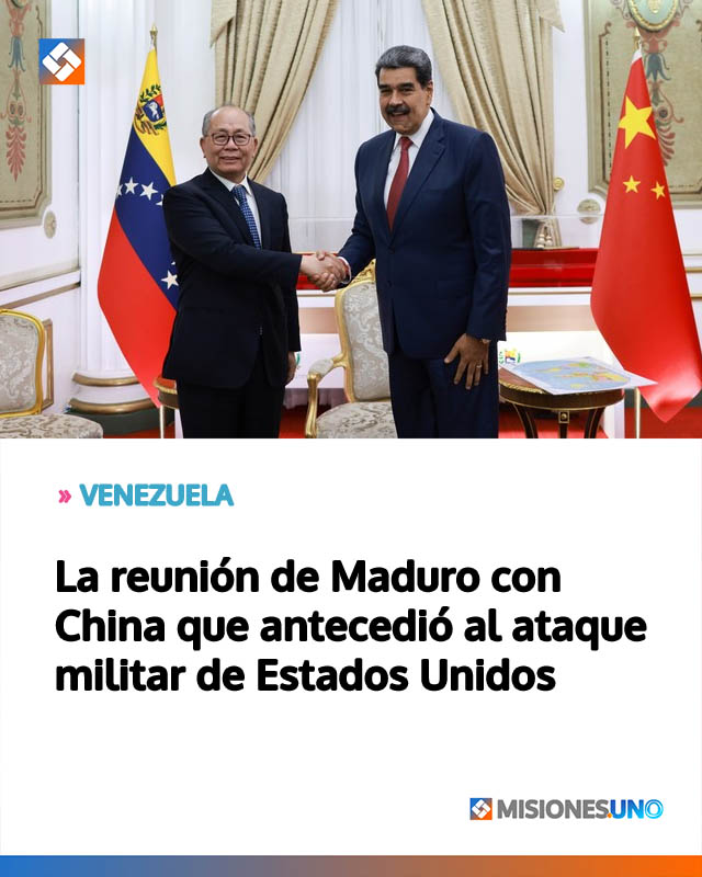La reunión de Maduro con China que antecedió al ataque militar de Estados Unidos