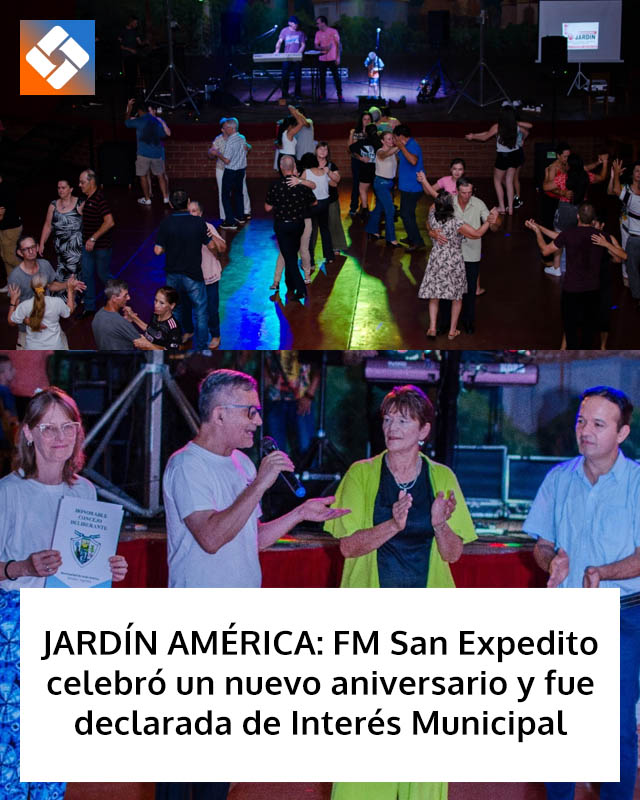 JARDÍN AMÉRICA: FM San Expedito celebró un nuevo aniversario y fue declarada de Interés Municipal