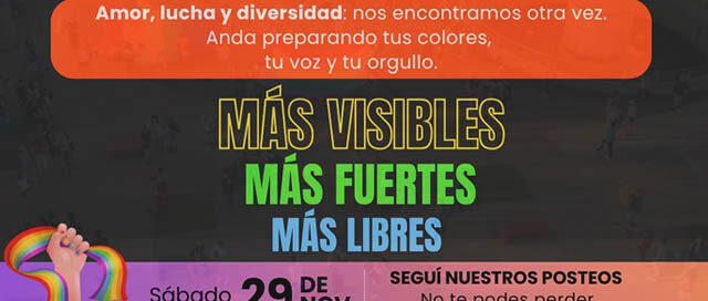 IGUAZÚ: Preparan una nueva edición de la Marcha del Orgullo con música y actividades culturales