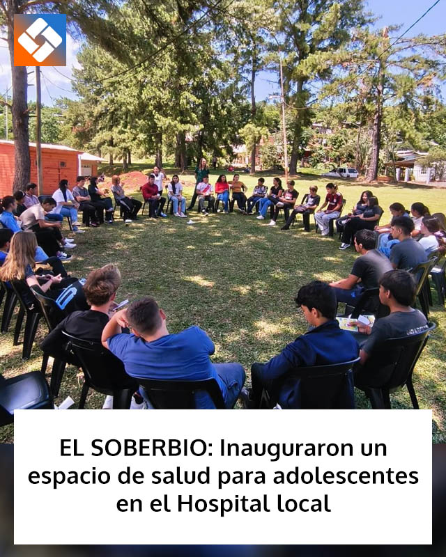 EL SOBERBIO: Inauguraron un espacio de salud para adolescentes en el Hospital local