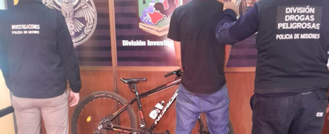 Investigación policial permitió recuperar una bicicleta robada