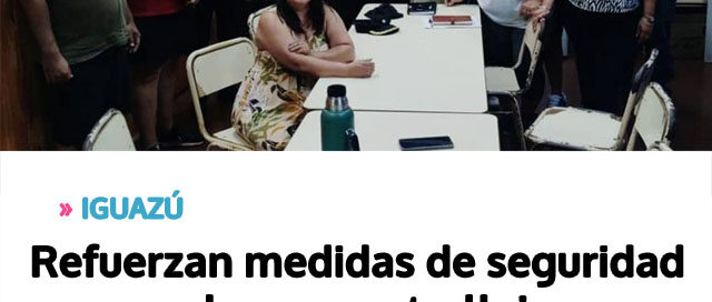 IGUAZÚ: Refuerzan medidas de seguridad en escuelas con patrullajes y reuniones preventivas