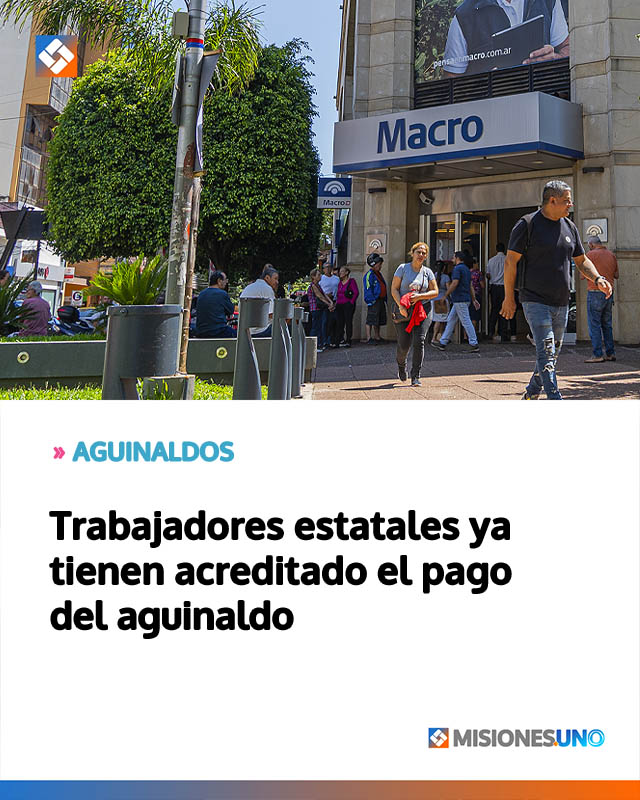 Trabajadores estatales ya tienen acreditado el pago del aguinaldo