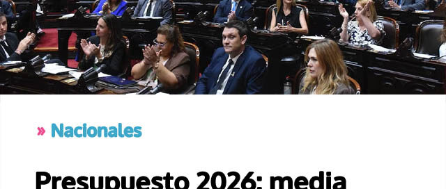 Presupuesto 2026: media sanción con polémica y derrota en discapacidad y universidades
