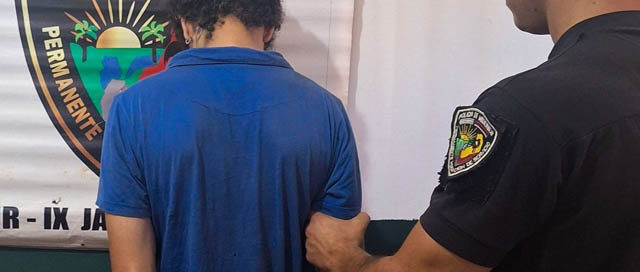 JARDÍN AMÉRICA: Detienen a un joven acusado de robar en el comercio de su vecino
