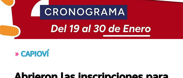 Abrieron las inscripciones para la colonia de vacaciones de verano