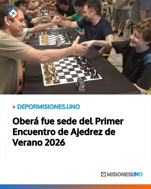 Oberá fue sede del Primer Encuentro de Ajedrez de Verano 2026