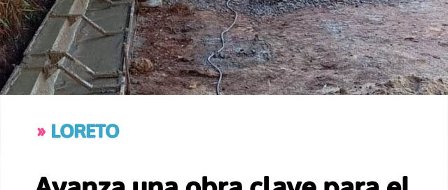 Avanza una obra clave para el ordenamiento urbano