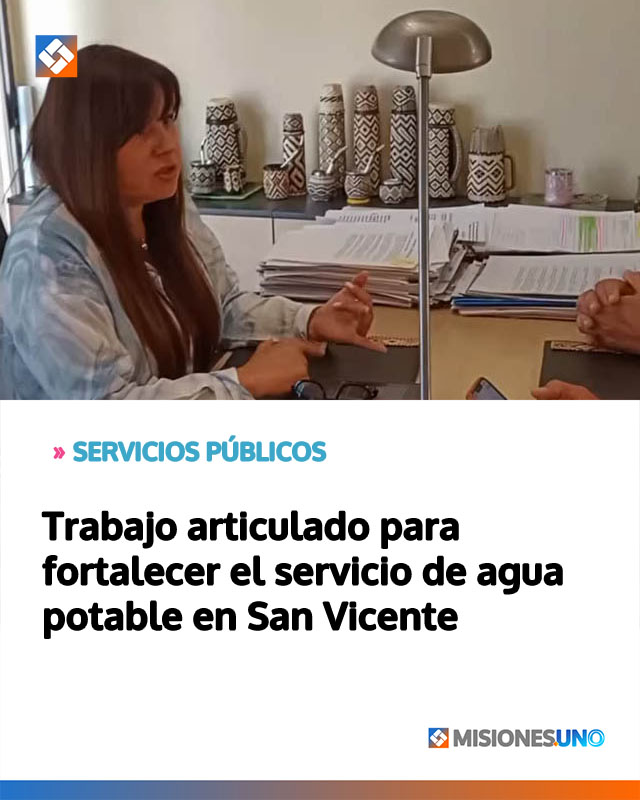 Trabajo articulado para fortalecer el servicio de agua potable en San Vicente