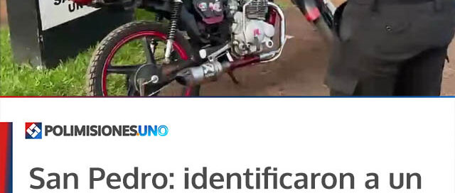 San Pedro: identificaron a un motociclista por maniobras peligrosas y le retuvieron el vehículo