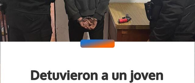 Detuvieron a un joven armado durante un operativo preventivo en Tobuna